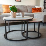 MID.YOU Klubska Miza Leyton, Bela, Črna, 2 Kos | Shoptok.si