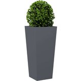 vidaXL Vrtne sadilice 2 kom antracit 35x35x75 cm čelične | shoptok.hr