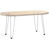  Noge za klubsko mizico 4 kosi bele 42 cm masivno jeklo, (22123830) | Shoptok.si
