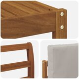  Set vanjskih sofa 7 kom. Prirodna i svijetlo siva | shoptok.hr