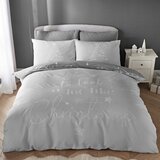 Catherine Lansfield Siva enojna posteljnina 135x200 cm A Lot Like Christmas – | Shoptok.si