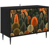  ormar ZAANDAM 69 x 33 x 50,5 cm Crni hrast Konstruirano drvo | shoptok.hr