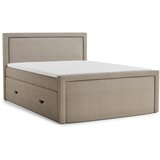 Maison de Rêve Bež boxspring krevet s prostorom za odlaganje 180x200 cm Fresco – | shoptok.hr
