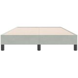  Okvir kreveta bez madraca svijetlo sivi 120x220 cm baršun | shoptok.hr