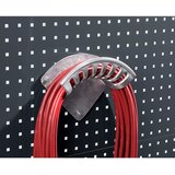 eurokraft pro Držalo za cevi in kable, vklj. z materialom za pritrditev, ŠxV 250 x 100 mm, aluminij | Shoptok.si