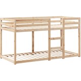 Krevet na kat s krovom 90 x 190 cm od masivne borovine | shoptok.hr