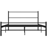 Za krevet crni metalni 120 x 200 cm | shoptok.hr