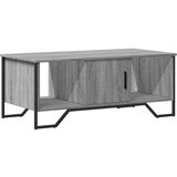 vidaXL Klubska mizica siva sonoma 100x51x40 cm inženirski les | Shoptok.si
