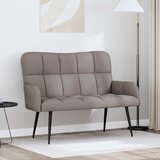 SOFA za dvije osobe Sivosmeđa 115 x 61 x 87 cm Tkanina Cijene