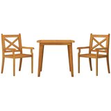  3-dijelni vrtni blagovaonski set od masivnog bagremovog drva | shoptok.hr