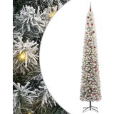 vidaXL Umestno božično drevo Zelena 300 cm PVC in Jeklo in Plastika | Shoptok.si