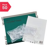 Rexel Mapa viseča Crystalfile Classic - 50mm zelena 50 kos TW71750, (20386613) | Shoptok.si