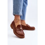 Zazoo Women's Loafers On The Platform Laura Messi 2392 Dark Gold | shoptok.hr