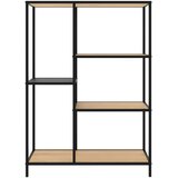 Unique Furniture Crna/u prirodnoj boji biblioteka u dekoru hrasta 80x112x35 cm Altino – | shoptok.hr