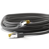 Goobay (91653) SFTP CAT 6A / S/FTP CAT 7 patch 15m črn mrežni povezovalni kabel | Shoptok.si