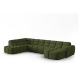 Micadoni Home Zelena kotna sedežna garnitura Lisa – | Shoptok.si