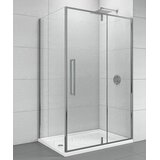 Copen stakleni paravan concept absolut 80x200cm staklo 6mm providno pivot vrata sa fiksnim delom (C-02-6200F) | Eponuda.com