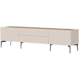 tv sto TV206N-2K2F/S45 - kolekcija sky 45 - tobacco hrast/kašmir mat lak - 206x56x47 cm
