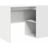  Stol s policom Bijelo 102 x 50 x 75 cm Konstruirano drvo | shoptok.hr