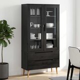  Vitrinski ormar od stakla Crna 90 x 35 x 175 cm | Eponuda.ba