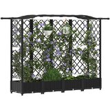  Povišeni krevet s mrežom i krovom Crna 203,5 x 40 x 125 cm PP | shoptok.hr