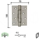 Dabel šarka brodska za vrata SP9001 inox x100x75x3mm DBP2 Cene