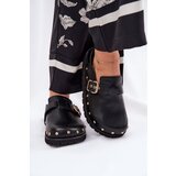 Big Star Leather Clogs Ladies On Platform | Eponuda.ba