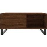  Stolić za kavu smeđi hrast 80x80x36 5 cm konstruirano drvo | shoptok.hr
