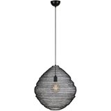 Markslöjd Črna viseča svetilka s kovinskim senčilom ø 50 cm Tazza – Cene