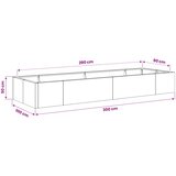  Zid za zadržavanje 8 kom. 300 x 100 x 50 cm Čelik Crna | shoptok.hr