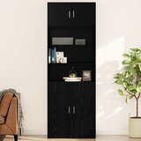  Ormar za Zid Crni hrast 80 x 42.5 x 40 cm Konstruirano drvo | shoptok.hr