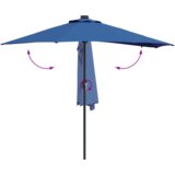 vidaXL vrtni suncobran plava 294 x 150 x 223 cm tkanina | shoptok.hr