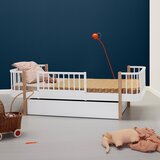 Oliver Furniture® otroška posteljica original bed 90x200 white/oak | Shoptok.si