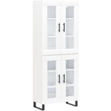Maison Chic Visoka omara - Komoda - Predalnik bela 69,5x34x180 cm inženirski les, (21719890) Cene