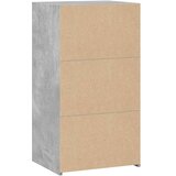  Komoda siva boja betona 50x41x93 cm od konstruiranog drva | shoptok.hr