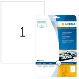 Labels A4 210x297 mm white paper glossy 25 pcs.