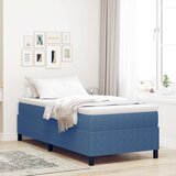  Postelja s podnožjem Modra 80x200 cm iz žametnega blaga, (22051998) | Shoptok.si