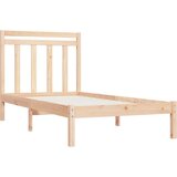  Posteljni okvir iz trdnega lesa 100x200 cm, (20647368) | Shoptok.si