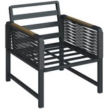 Ambia Garden LOUNGE NASLANJAČ tkanina aluminij | Shoptok.si