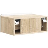  Noćni ormarić za montažu na zid s ladicama 2 pcs Hrast sonoma | shoptok.hr