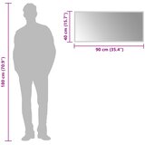  LED kupaonsko ogledalo s ogledalom *Transparent*an 90 x 40 cm | shoptok.hr
