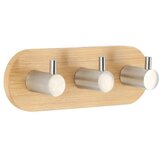 Tendance čiviluk sa 3 kukice 3m 3,5x13,5x3,5 bambus/metal hrom 9062102 Cene