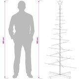  Metalna božićna jelka KUOPIO 180 cm Čelik Bijela | shoptok.hr