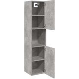 vidaXL Kopalniška viseča omarica betonsko siva 30x30x130 cm inž. les | Shoptok.si