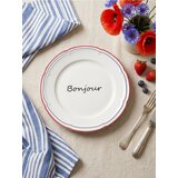 Sinsay Keramički tanjur s natpisom Bonjour | shoptok.hr
