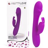  Silikonski vibrator sa zeka dodatkom za klitoris D00790 | ePonuda.com