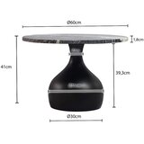 MID.YOU KLUBSKA MIZA, črna | Shoptok.si