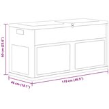 Vrtna kutija za pohranu 320 L sivo-crna | shoptok.hr