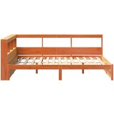 Krevet s policama s uzglavljem 2 pcs Vosak smeđa 200 x 160 cm - Voštano smeđa 160 x 200 cm | shoptok.hr