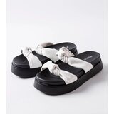 Gemre White platform slides Katelin | Shoptok.si